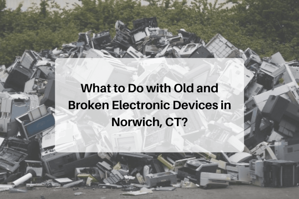 Old and Broken Electronic Devices
